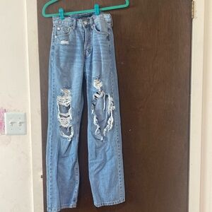 aeropostale 90s baggy jeans ripped